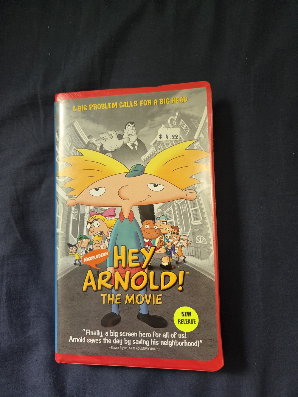 Nickelodeon Hey Arnold! The Movie - Red VHS